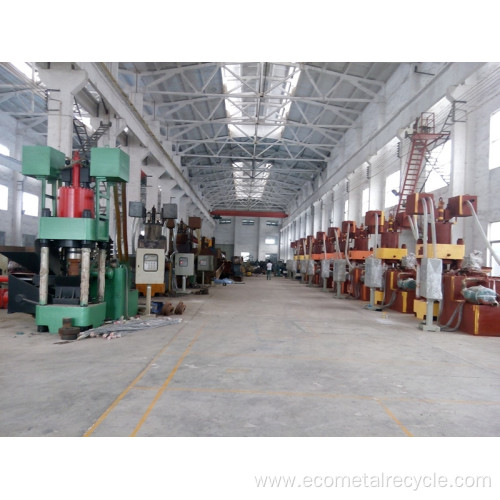 High Capacity Aluminum Shavings Briquetting System